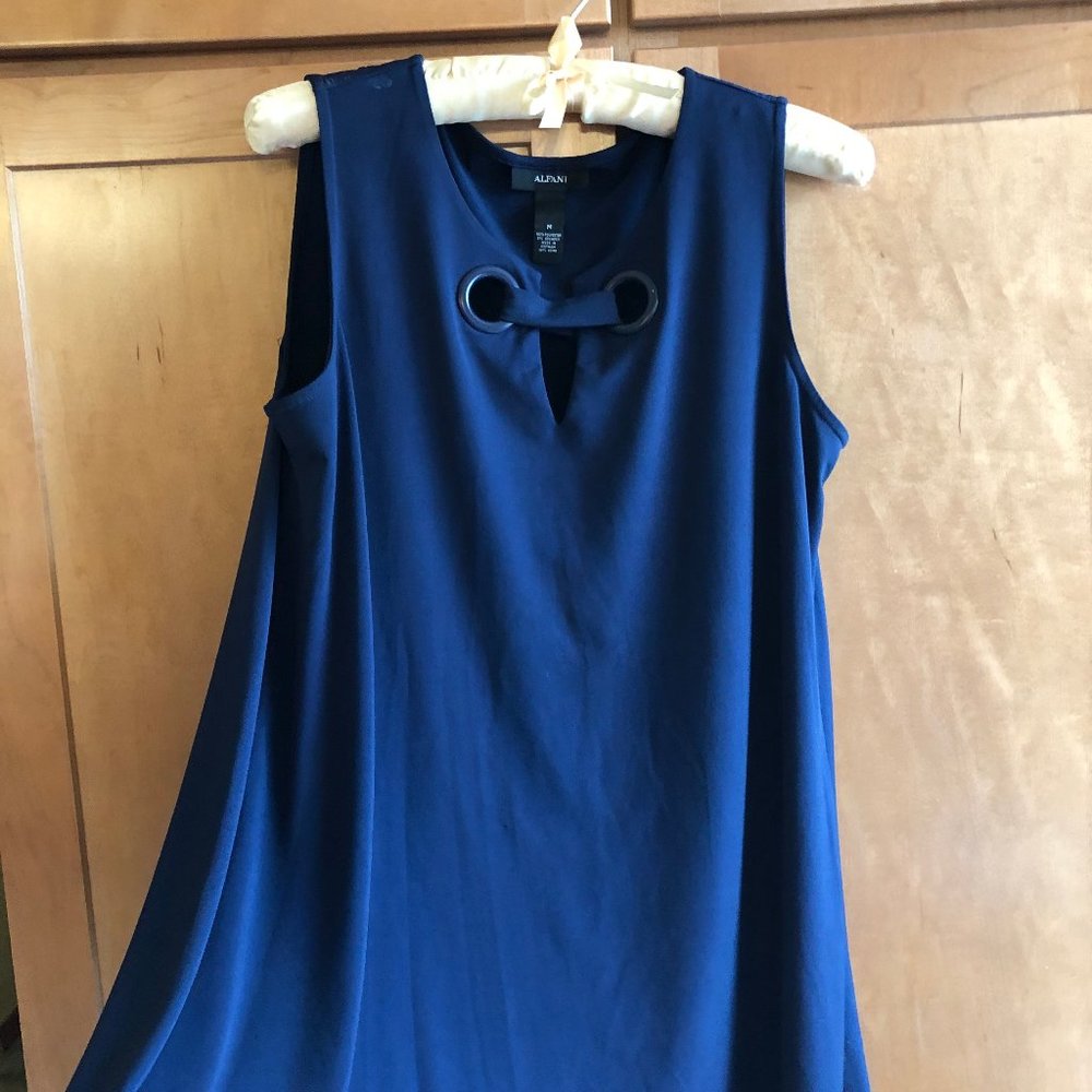 Alfani Knit tunic -Navy